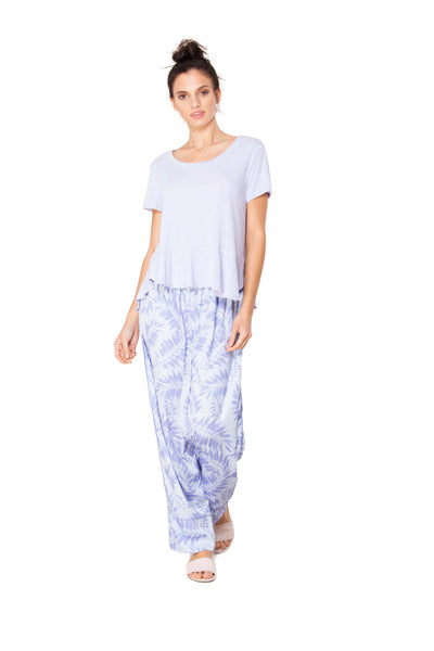 DEEP PERI PAJAMA PANTS