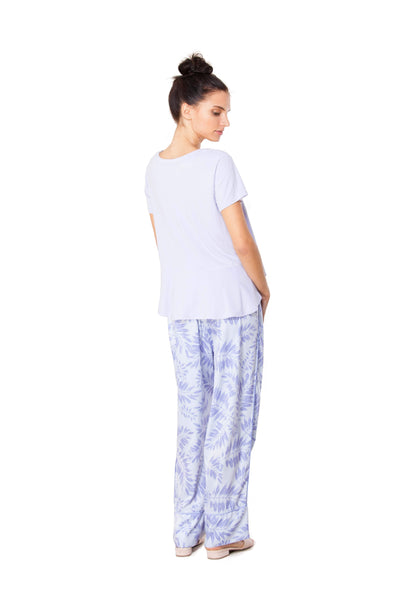 DEEP PERI PAJAMA PANTS