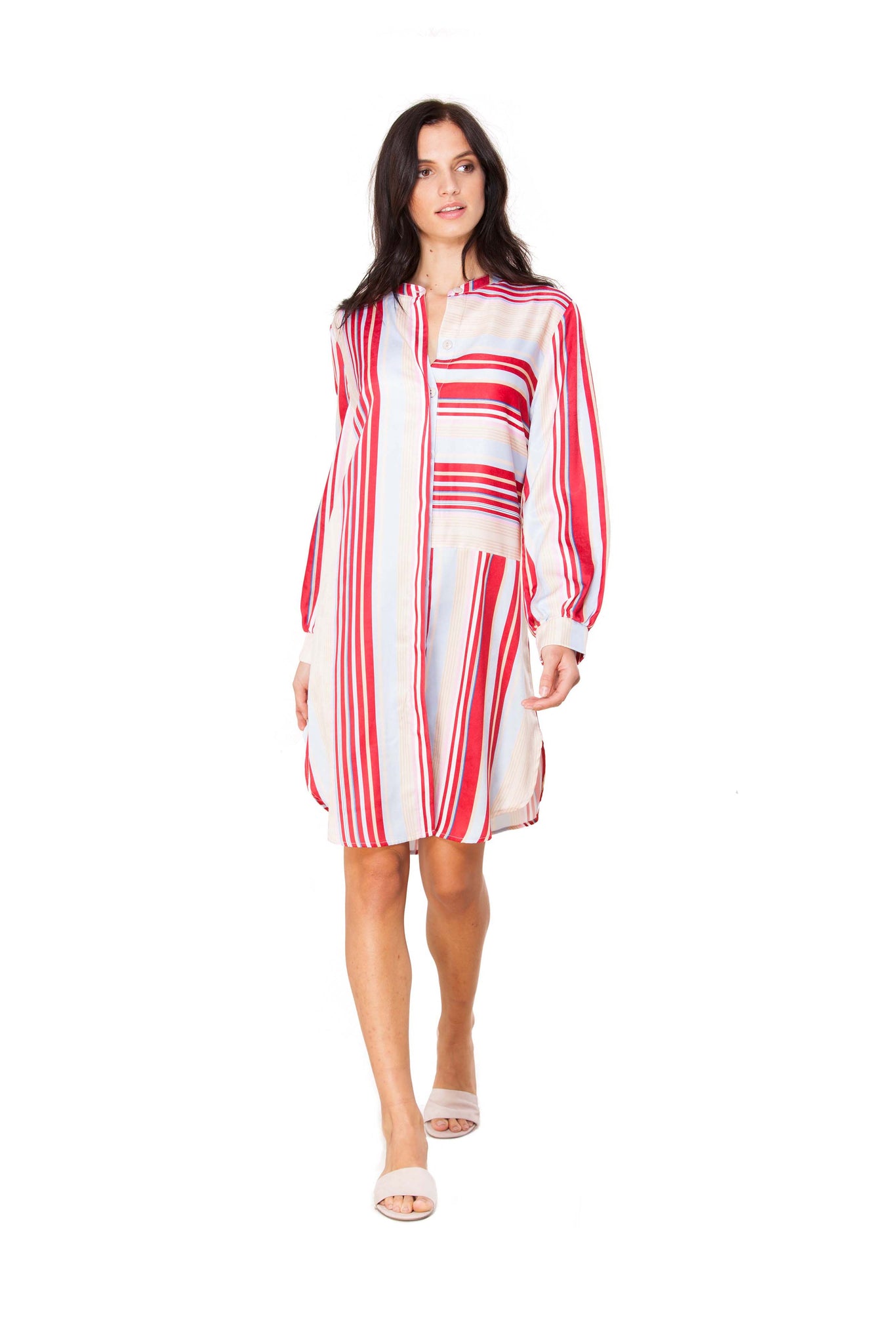 ONE SPIRIT MANDARIN COLLAR DRESS