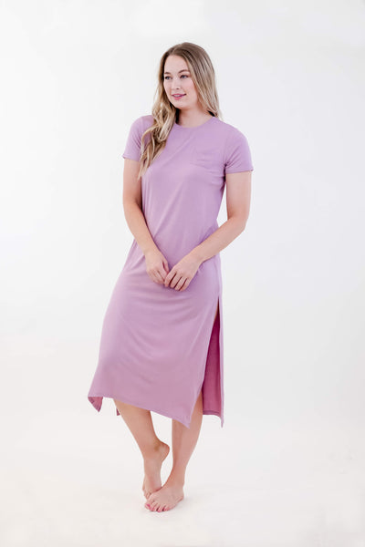 SIDE SLIT LONG DRESS