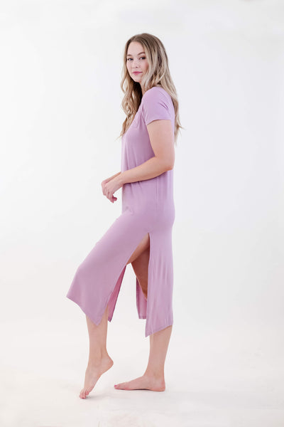 SIDE SLIT LONG DRESS