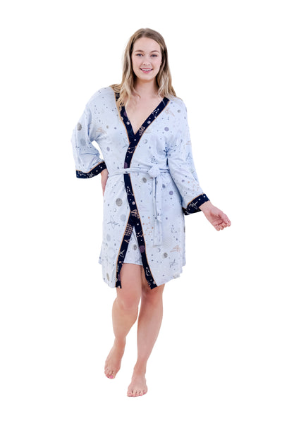 DUAL DYE KIMONO ROBE SET