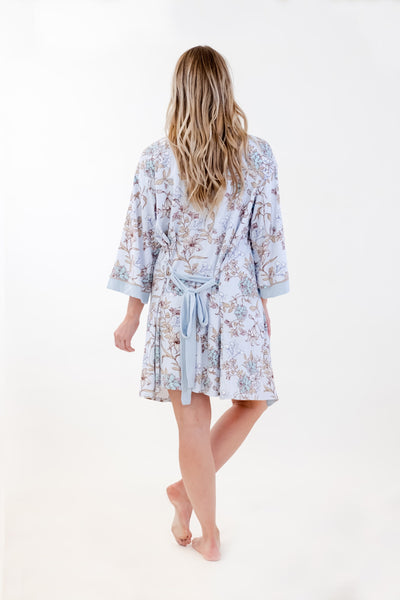FLORAL KIMONO ROBE SET