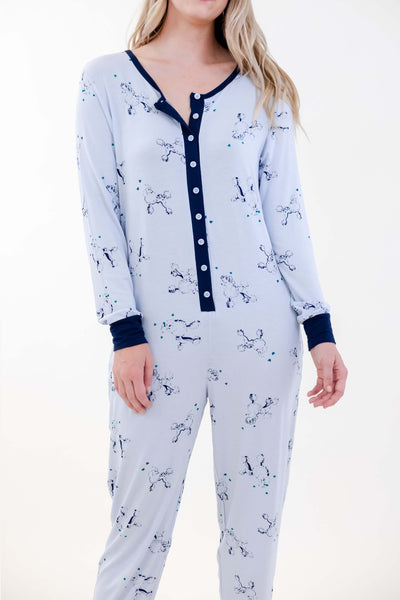 ONE SPIRIT POODLE PLAY ONESIE ROMPER