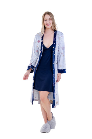 ONE SPIRIT LONG WRAP ROBE
