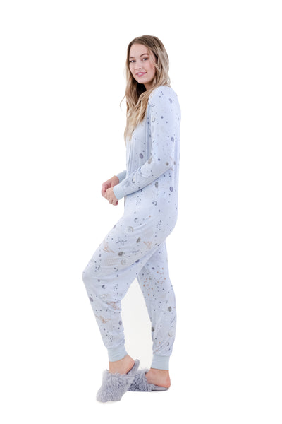 ONE SPIRIT ASTRO BLUE ONESIE
