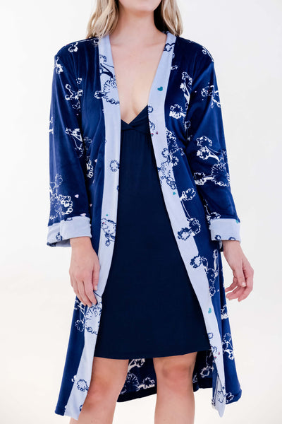 ONE SPIRIT LONG WRAP ROBE