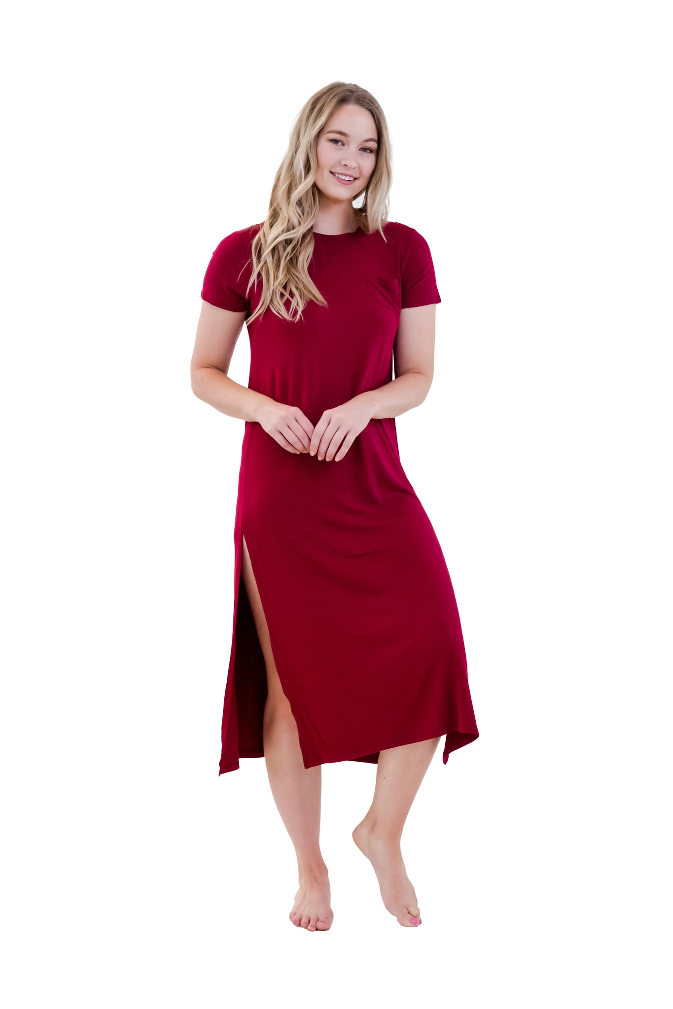 SIDE SLIT LONG DRESS