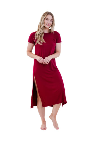SIDE SLIT LONG DRESS