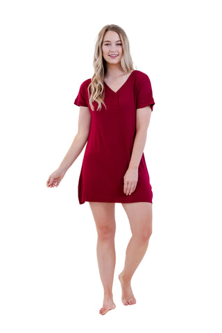 ONE SPIRIT SHORT SLEEVE SHIRT DRESS