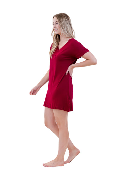 ONE SPIRIT SHORT SLEEVE SHIRT DRESS