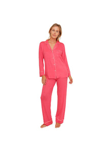 Tuxedo Piping Pajama Set