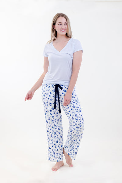 PAJAMA T-SHIRT SET (V-NECK)