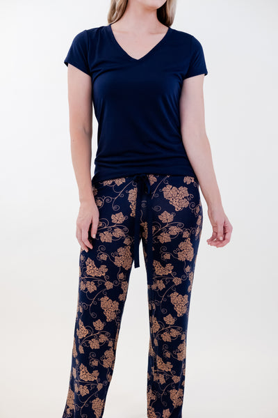 PAJAMA T-SHIRT SET (V-NECK)