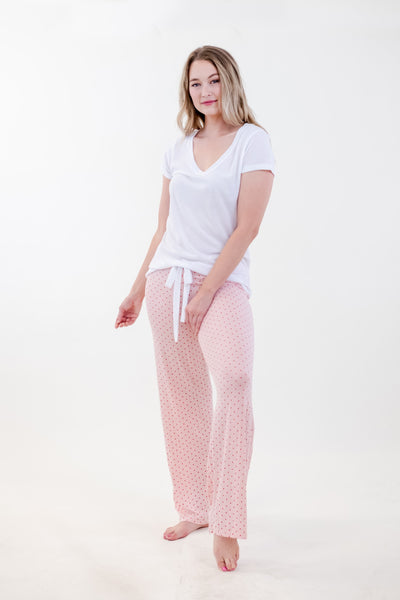 PAJAMA T-SHIRT SET (V-NECK)