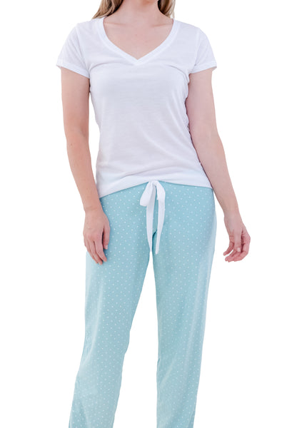 PAJAMA T-SHIRT SET (V-NECK)