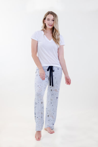 PAJAMA T-SHIRT SET (V-NECK)