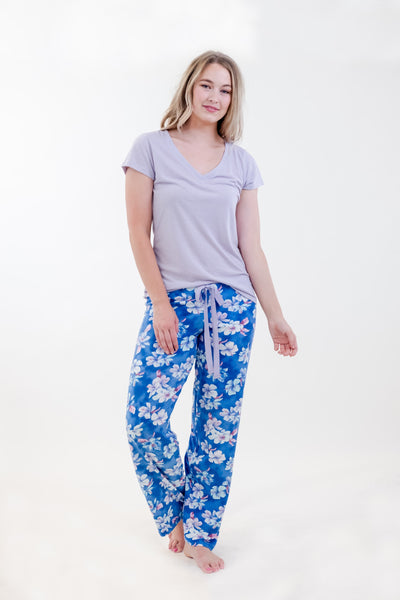 PAJAMA T-SHIRT SET (V-NECK)