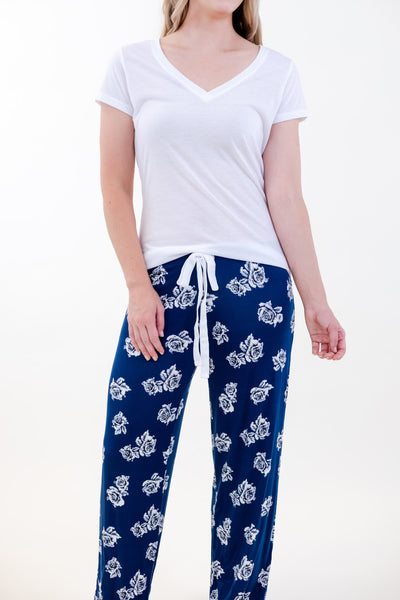 PAJAMA T-SHIRT SET (V-NECK)