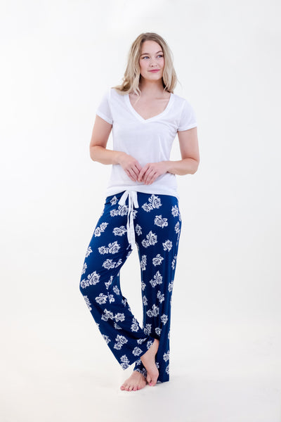 PAJAMA T-SHIRT SET (V-NECK)
