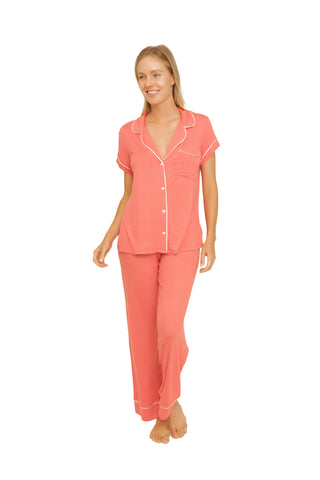 SHORT SLEEVE + LONG PANTS PAJAMA SET