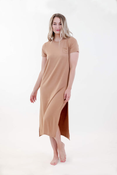 SIDE SLIT LONG DRESS