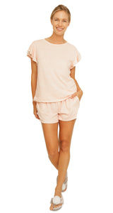 FLUTTER SHORT SLEEVE SET